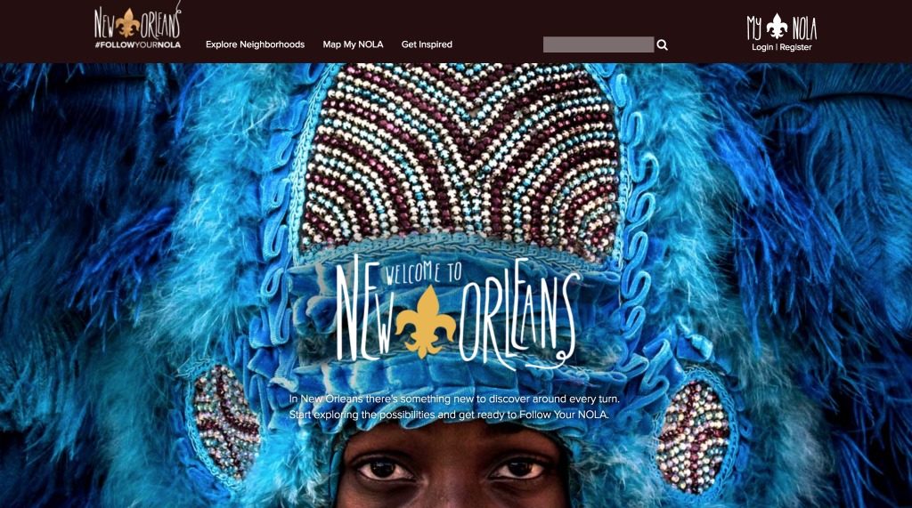 New Orleans Tourism Website
