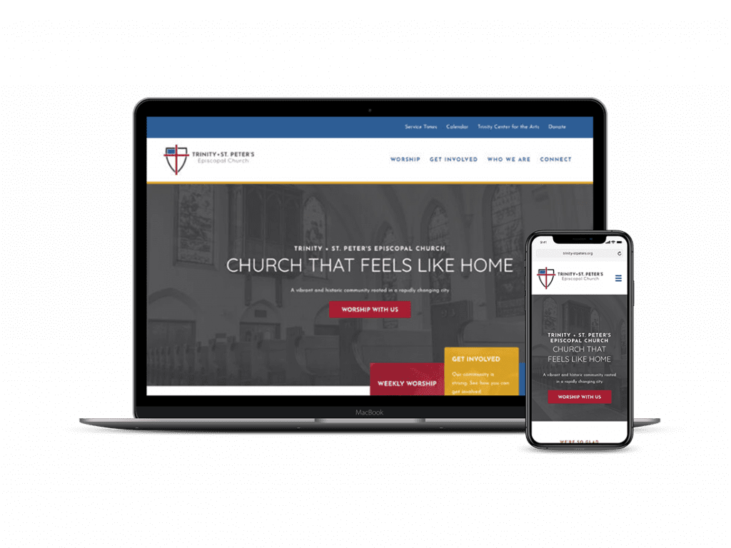 Trinity+St. Peter's Episcopal on devices
