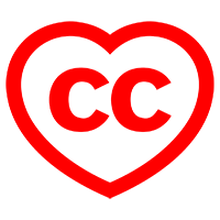 Creative Commons logo heart shape