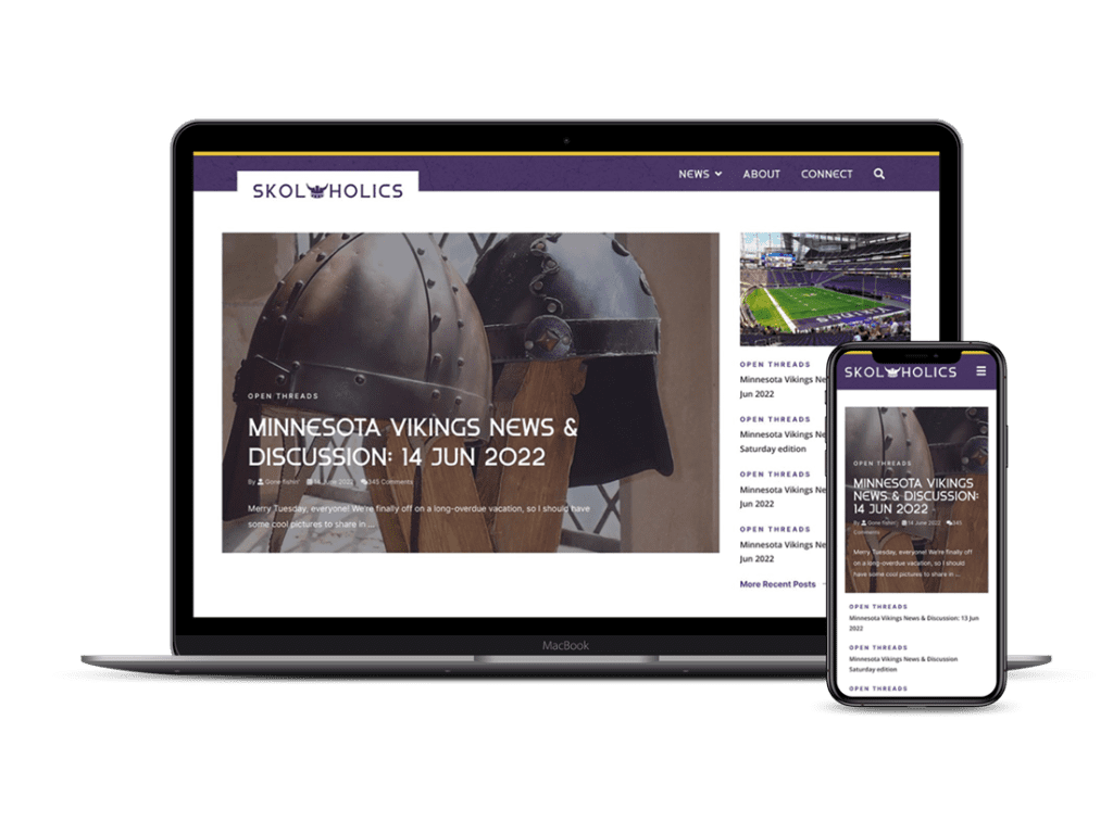 Skoloholics website on multiple devices