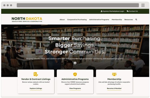 North Dakota Educators Service Cooperative homepage